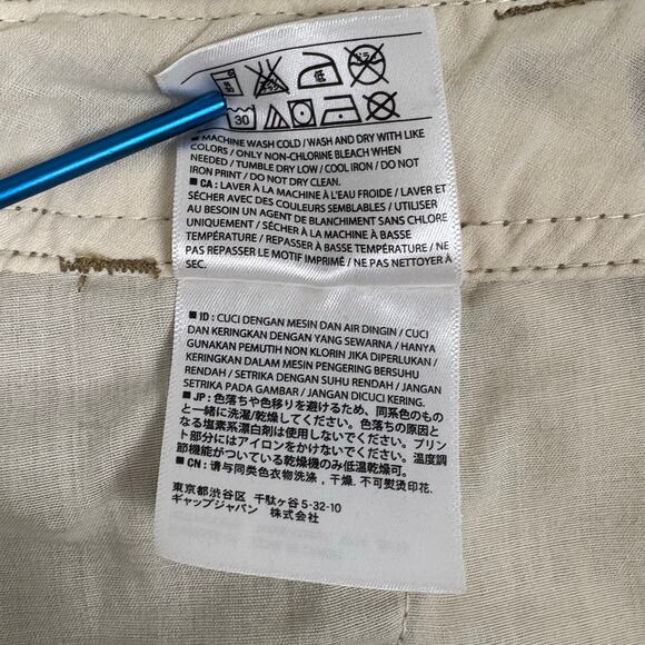 Broken In Classic Length Size 34 Favorite Khaki Old Navy Retro Cargo Shorts - Picture 6 of 8